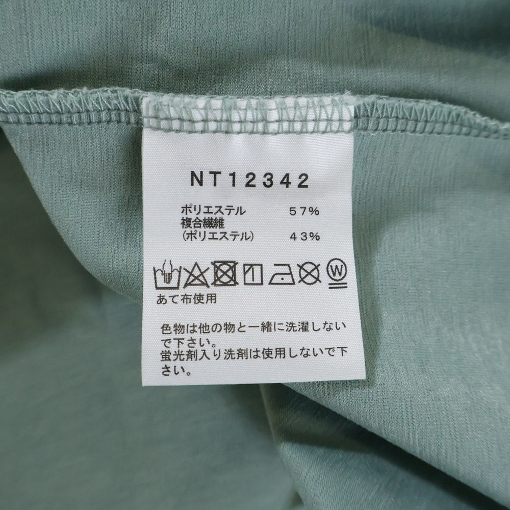 THE NORTH FACE(ザノースフェイス) S/S AIRY POCKET TEE エアリー ポケット 胸ポケット クルーネック カットソー 半袖Tシャツ グリーン NT12342