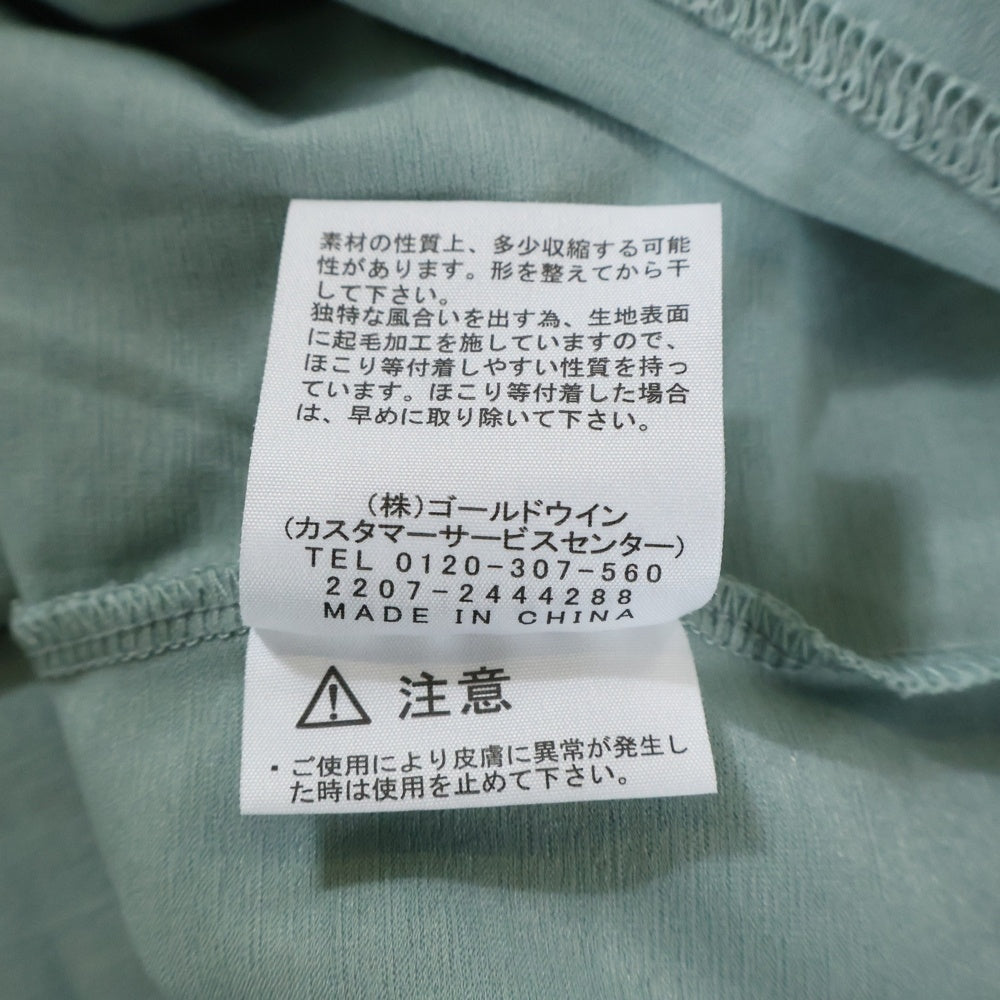 THE NORTH FACE(ザノースフェイス) S/S AIRY POCKET TEE エアリー ポケット 胸ポケット クルーネック カットソー 半袖Tシャツ グリーン NT12342