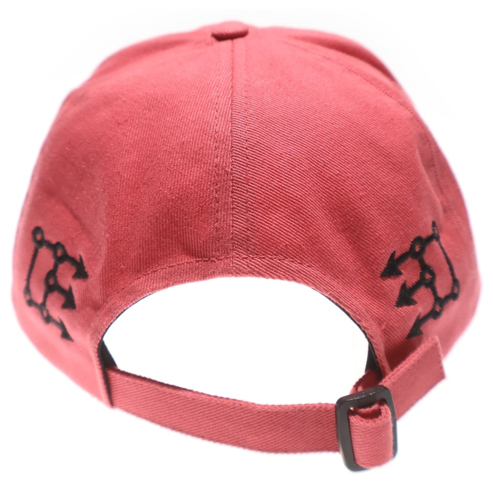 C.E(シーイー) BBW CAP ロゴ刺繍 6パネル ベースボールキャップ 帽子 ピンク CES25G05