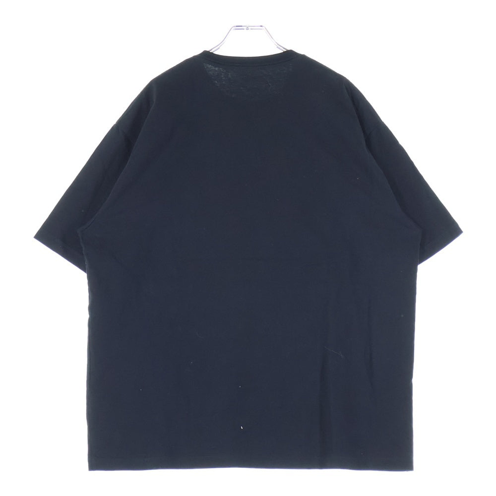 NO BRAND(ノーブランド) WAVE (ウェーブ) ×HAMADARAKA LURF MUSEUM TEE ハマダラカ ルーフ ミュージアム クルーネック半袖Tシャツ カットソー ブラック LF-22-001