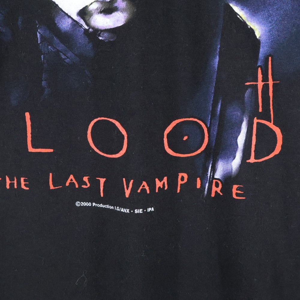 GEEKSRULE(ギークスルール) ×BLOOD THE LAST VAMPIRE ブラッド ザ ラスト ヴァンパイア クルーネック半袖プリントTシャツ カットソー ブラック