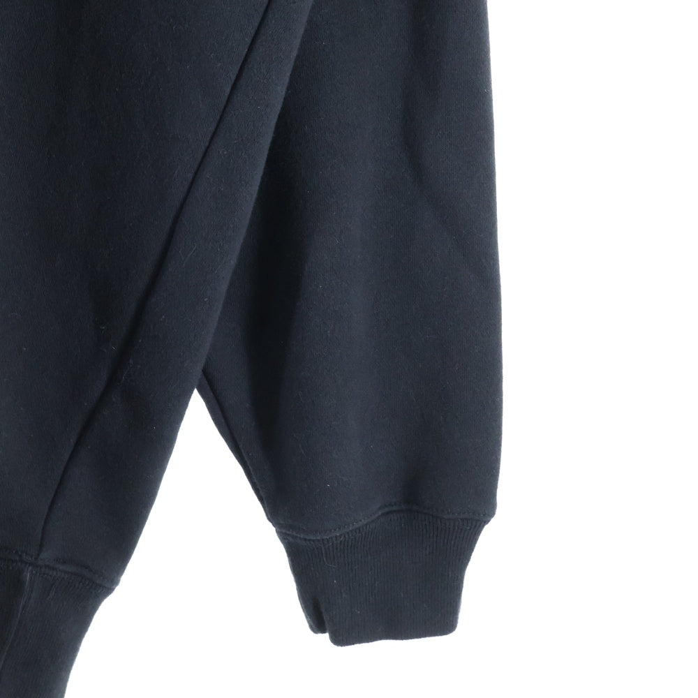 UNIFORM EXPERIMENT(ユニフォームエクスペリメント) 24SS ×Koichi Yairi コーイチ ヤイリ フロントプリント プルオーバースウェットパーカー フーディー ブラック UE-240062