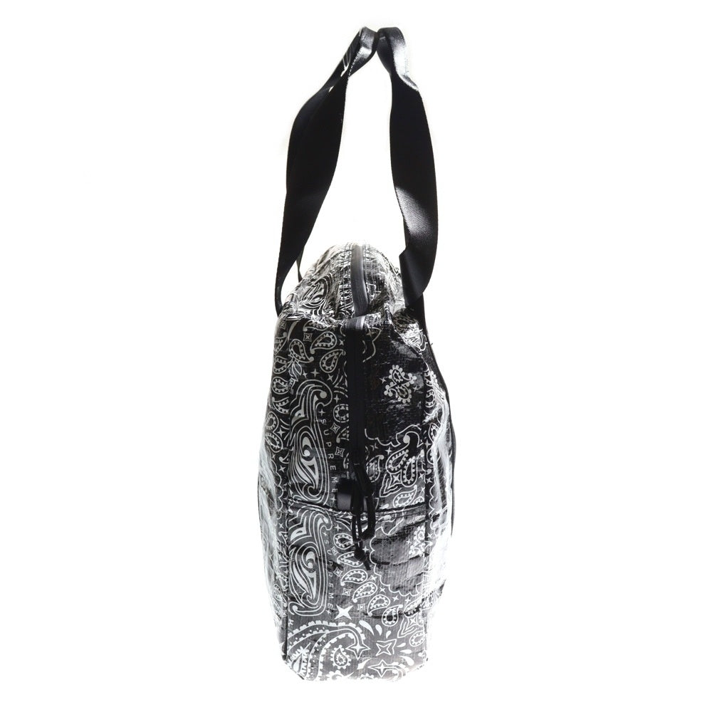 SUPREME(シュプリーム) 21SS Bandana Tarp Duffle Bag バンダナ タープ ダッフル バッグ ブラック レディース