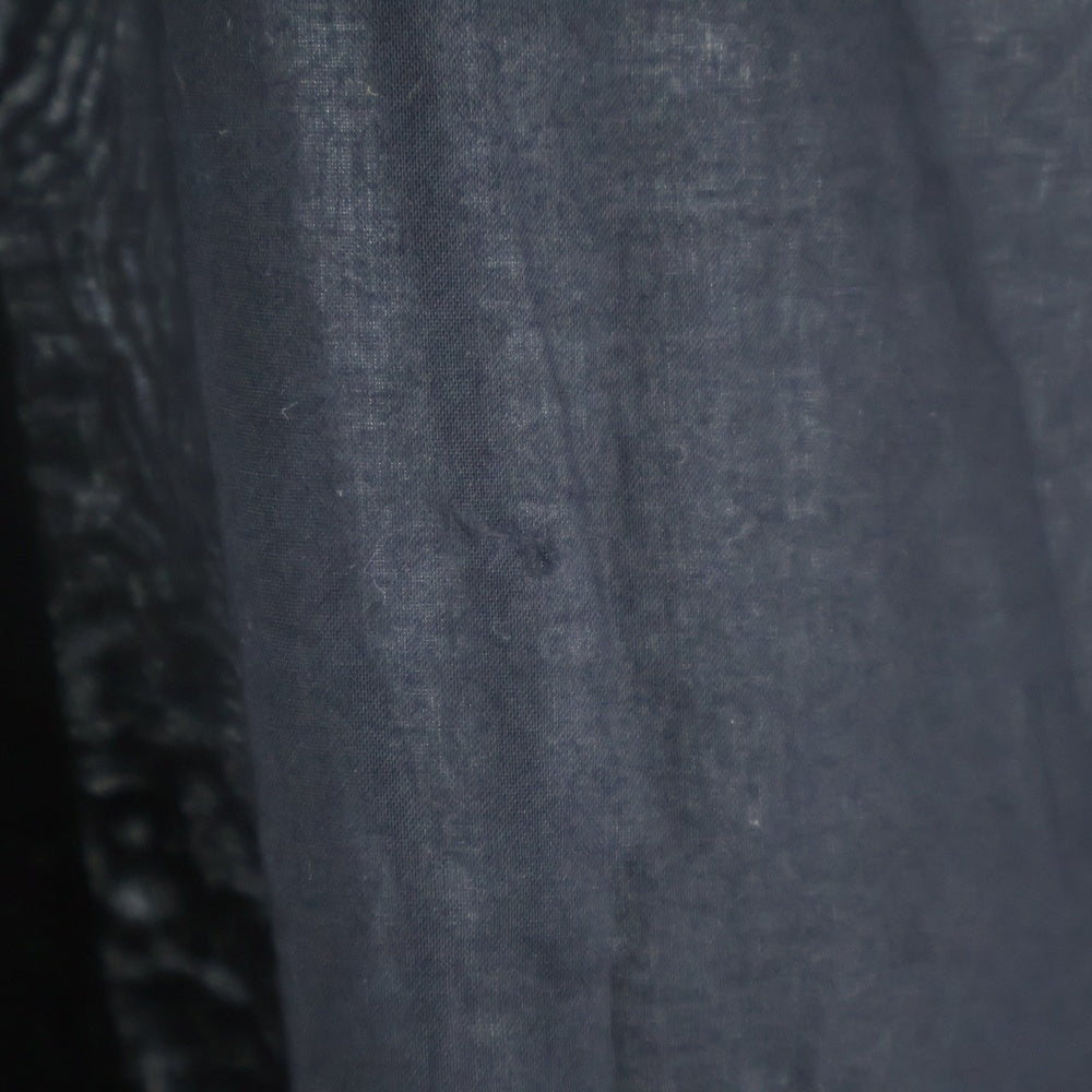 Y's(ワイズ) COTTON LAWN HALF SLEEVE BLOUSE コットン ローン 変形パターン 半袖シャツ ブラウス ブラック レディース YD-B27-030