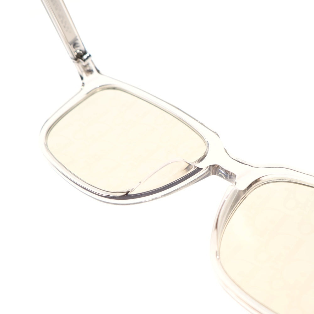 DIOR(ディオール) DiorTag SU レクタンギュラー オブリークレンズ クリアフレームサングラス ネガネ 眼鏡 ブルー/クリア