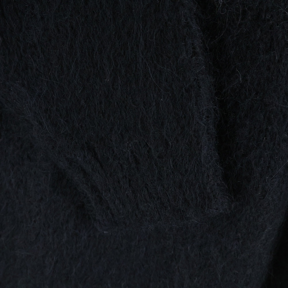 BATONER(バトナ―) 19AW MOHAIR NORDIC CREW NECK モヘヤ混 ノルディックウールニットセーター ブラック BN-19FM-046