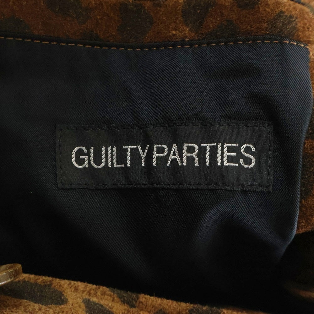 WACKO MARIA(ワコマリア) 21SS SUEDE LEATHER COAT レオパード柄 スウェードレザーコート ブラウン