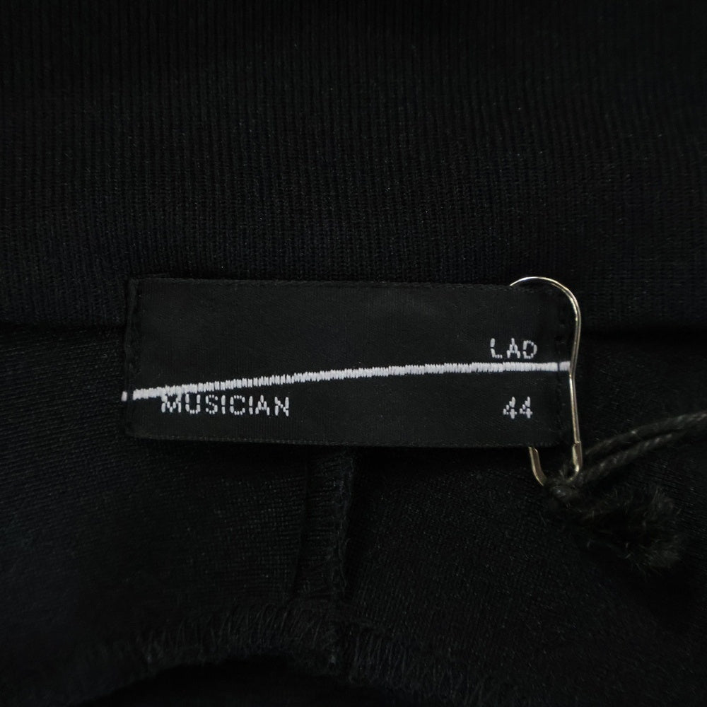 LAD MUSICIAN(ラッドミュージシャン) 23SS ESTER JERSEY TRACK JACKET ジップアップトラックジャケット ブラック 2123-613