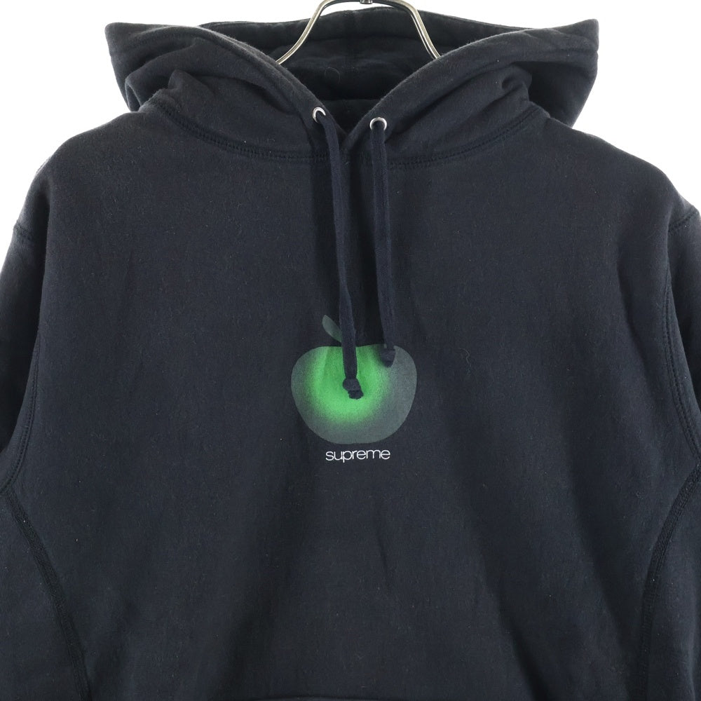 SUPREME(シュプリーム) 19SS Apple Hooded Sweatshirt アップル フーデッド スウェットプルオーバーパーカー ブラック