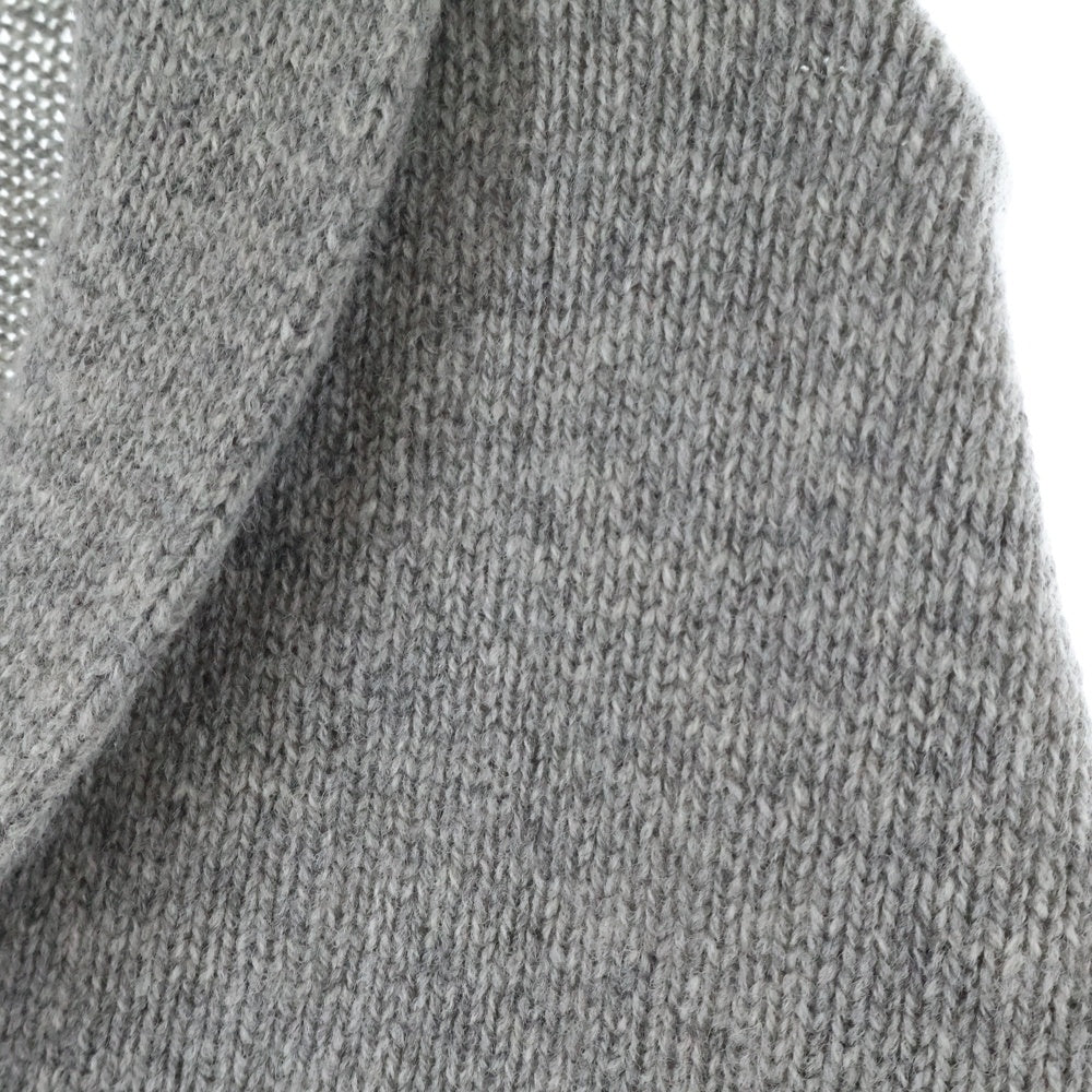 WACKO MARIA(ワコマリア) 24AW HIGHTIMES COWICHAN SWEATER ハイタイムス 総柄 カウチンニットセーター グレー HIGHTIMES-WM-KN04