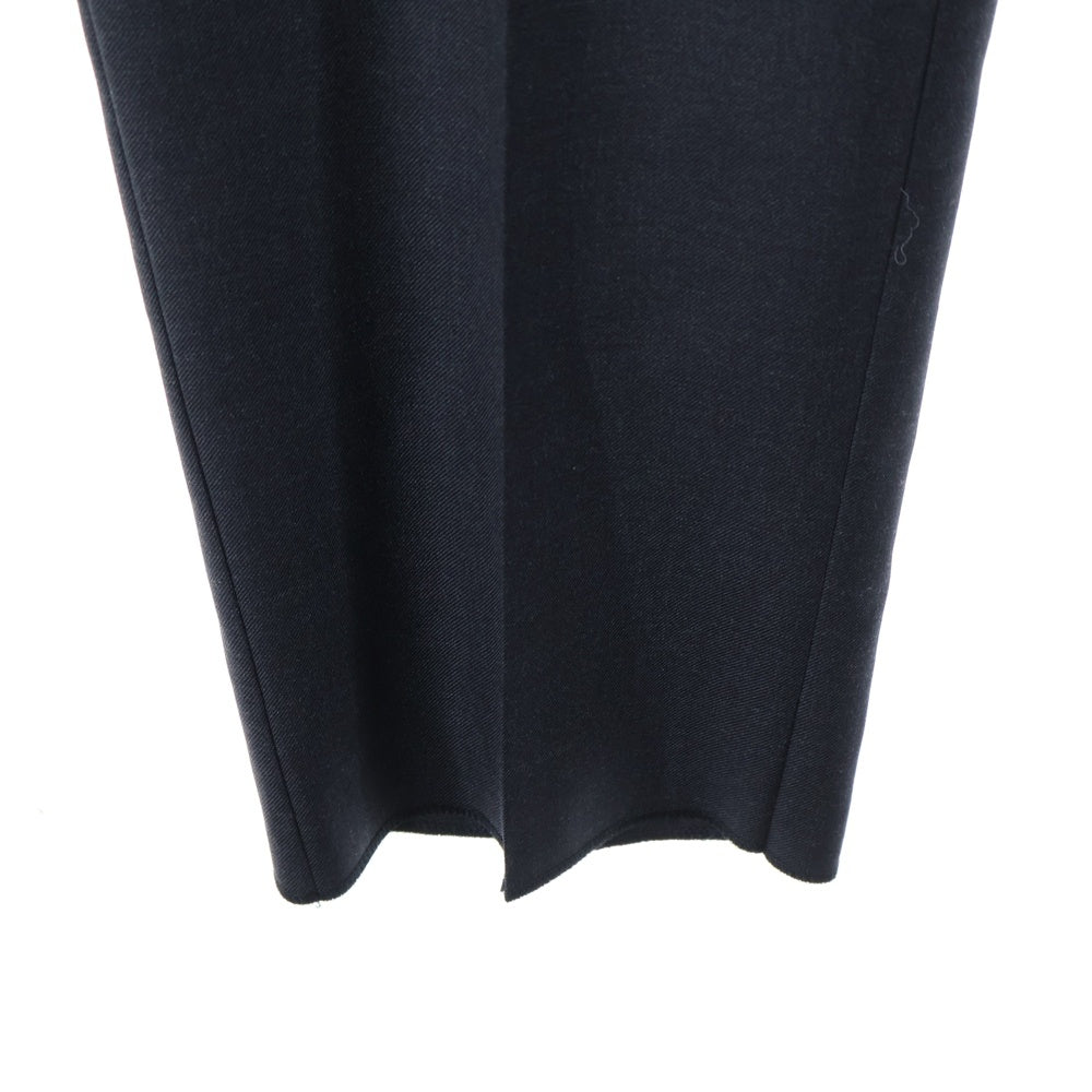 THOM BROWNE(トムブラウン) TWILL LOW RISE TROUSER ウールピケ スーチング スリムローライズ ノータック トラウザーパンツ チャコール MTC159A-00626