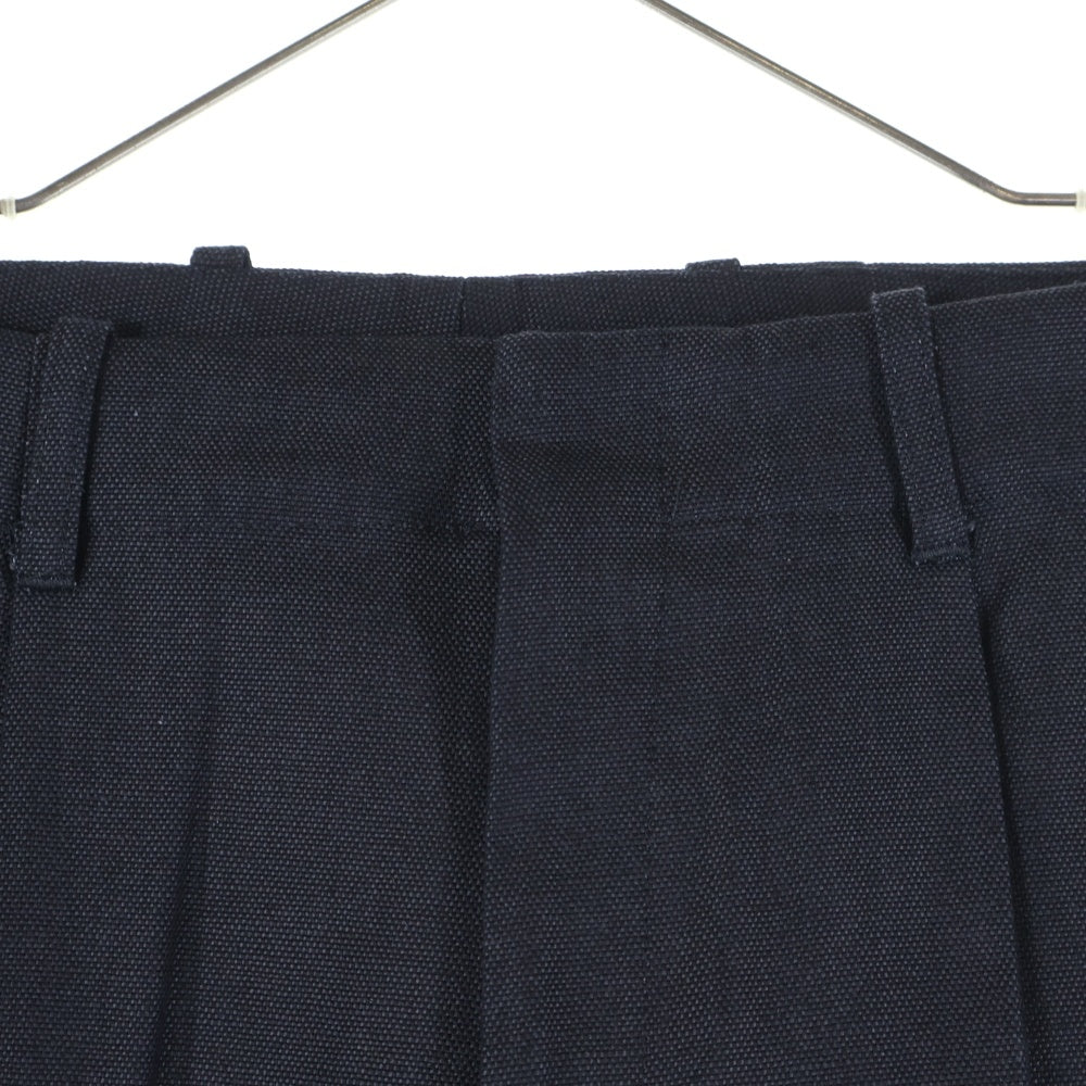 OUR LEGACY(アワーレガシー) BORROWED CHINO ボロウド コットンリネン チノ ワンタック トラウザーパンツ ブラック M4244BD