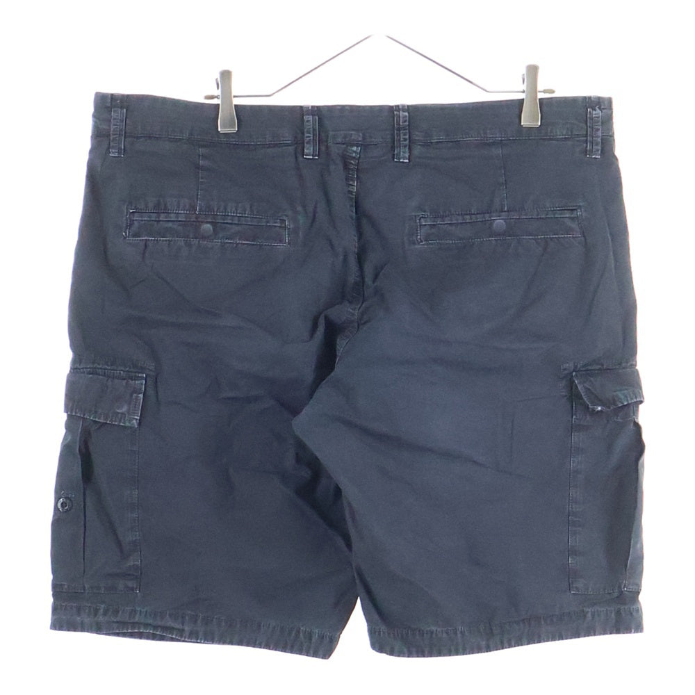 STONE ISLAND(ストーンアイランド) BERMUDA CARGO SHORTS バミューダ マルチポケット ジップアップ カーゴショーツ ハーフパンツ ブラック 6815LS2WA