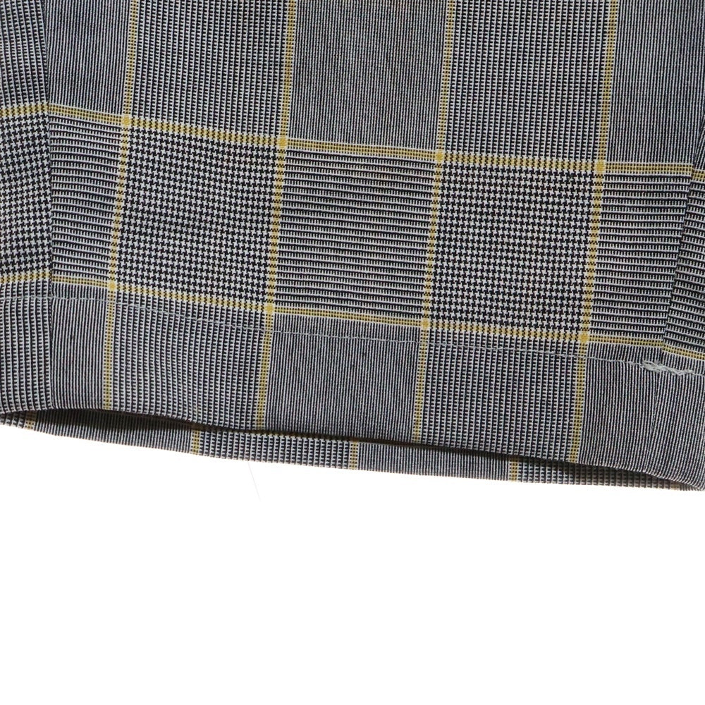 UNITED ARROWS green label relaxing(グリーンレーベル リラクシング) チェック柄 ワンタック スラックスパンツ グレー 3214-199-2558