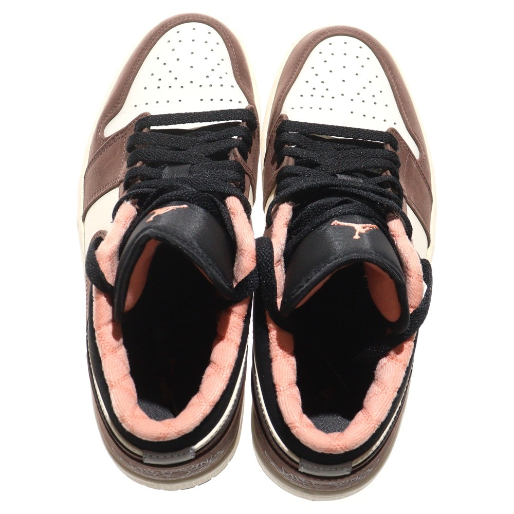 NIKE(ナイキ) AIR JORDAN 1 LOW SE LT CHOCOLATE エアジョーダン1 SE ライトチョコレート ローカットスニーカー ブラウン/ピンク US9/27cm DC6991-200