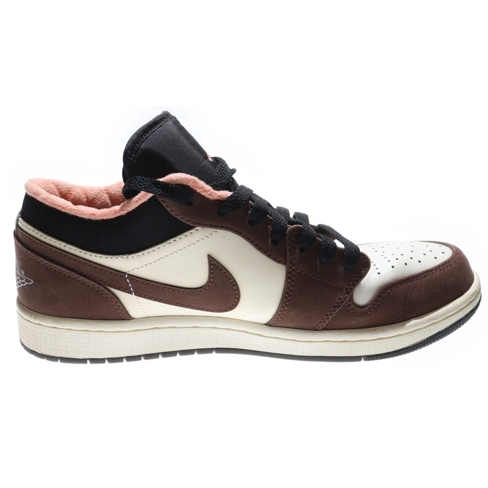 NIKE(ナイキ) AIR JORDAN 1 LOW SE LT CHOCOLATE エアジョーダン1 SE ライトチョコレート ローカットスニーカー ブラウン/ピンク US9/27cm DC6991-200