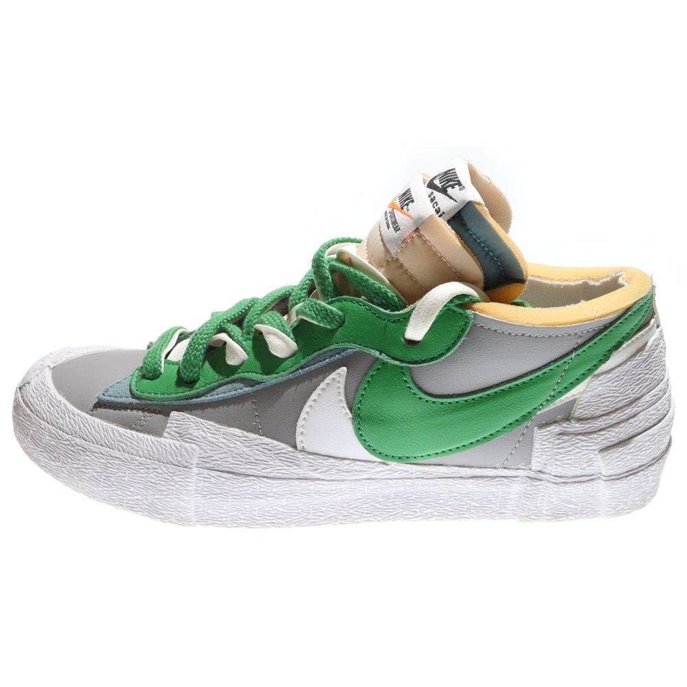 NIKE(ナイキ) ×SACAI BLAZER LOW CLASSIC GREEN サカイ ブレーザー クラシックグリーン ローカットスニーカー ホワイト/グリーン US9/27cm DD1877-001