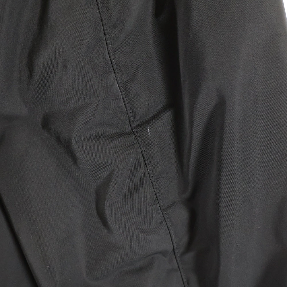 nano universe(ナノユニバース) ポリエステル ジップアップジャケット ブルゾン ブラック GF54BZ1017SK