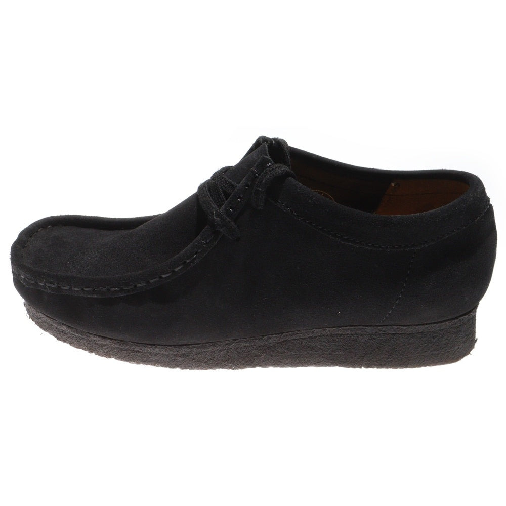 Clarks(クラークス) WALLABEE ワラビー スウェード ローカットシューズ レディース ブラック US8.5/26cm 21621