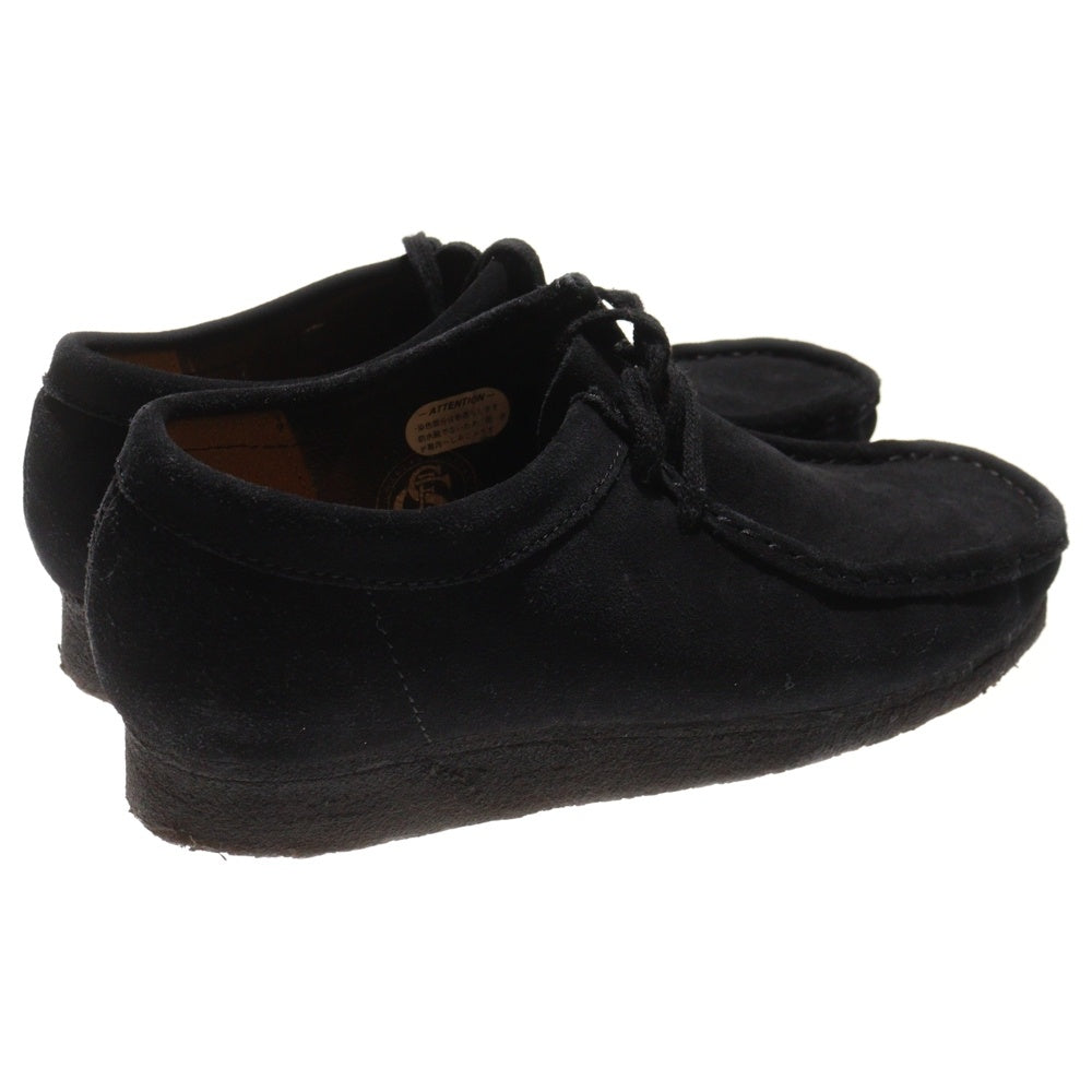 Clarks(クラークス) WALLABEE ワラビー スウェード ローカットシューズ レディース ブラック US8.5/26cm 21621