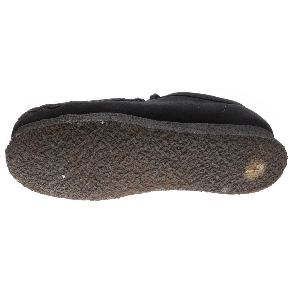 Clarks(クラークス) WALLABEE ワラビー スウェード ローカットシューズ レディース ブラック US8.5/26cm 21621