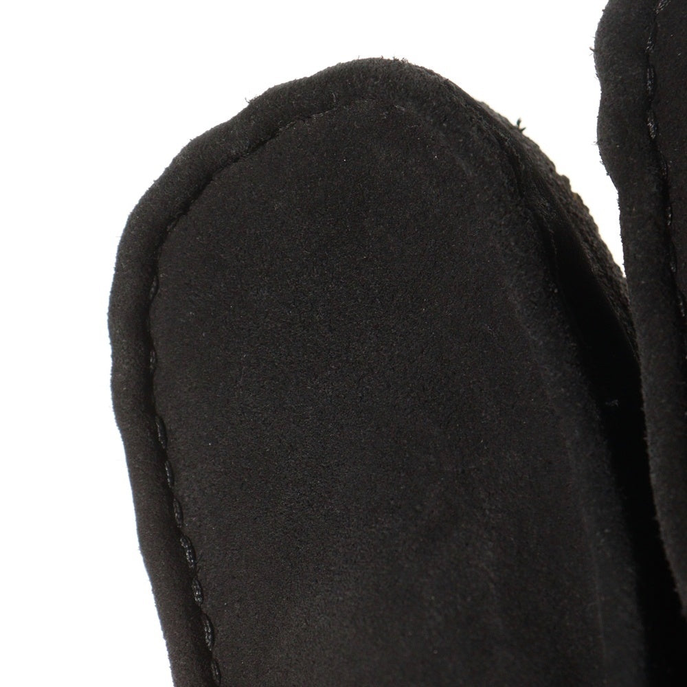 Clarks(クラークス) WALLABEE ワラビー スウェード ローカットシューズ レディース ブラック US8.5/26cm 21621