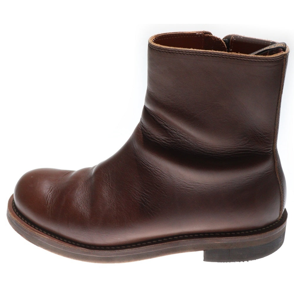 ROLLING DUB TRIO(ローリングダブトリオ) CASPER キャスパー サイドジップ レザーブーツ ブラウン