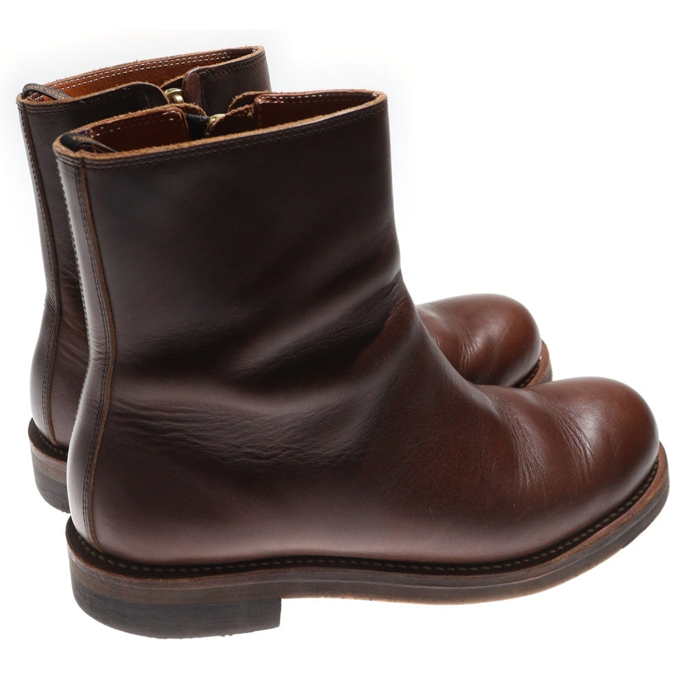 ROLLING DUB TRIO(ローリングダブトリオ) CASPER キャスパー サイドジップ レザーブーツ ブラウン