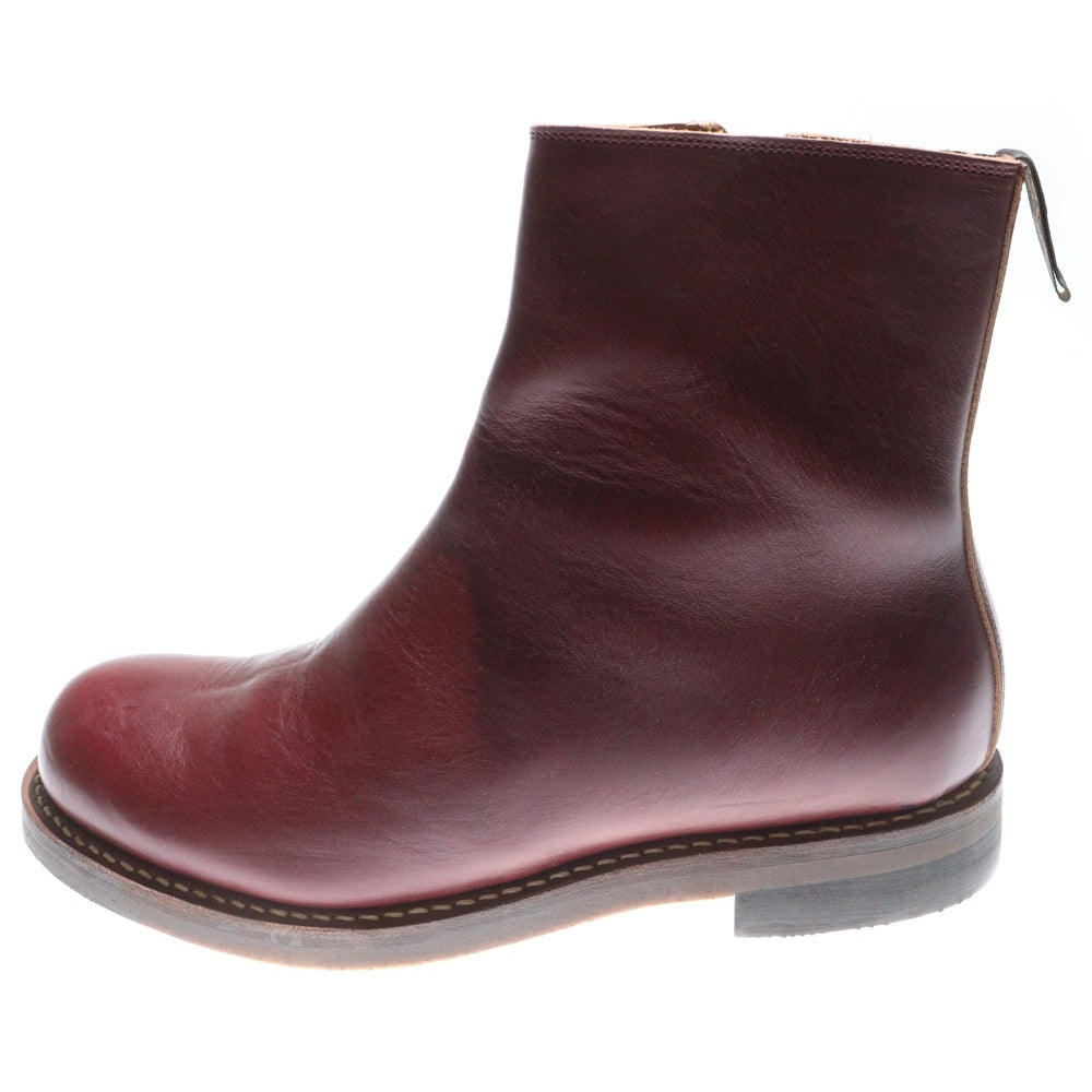 ROLLING DUB TRIO(ローリングダブトリオ) CASPER キャスパー サイドジップ レザーブーツ バーガンディ