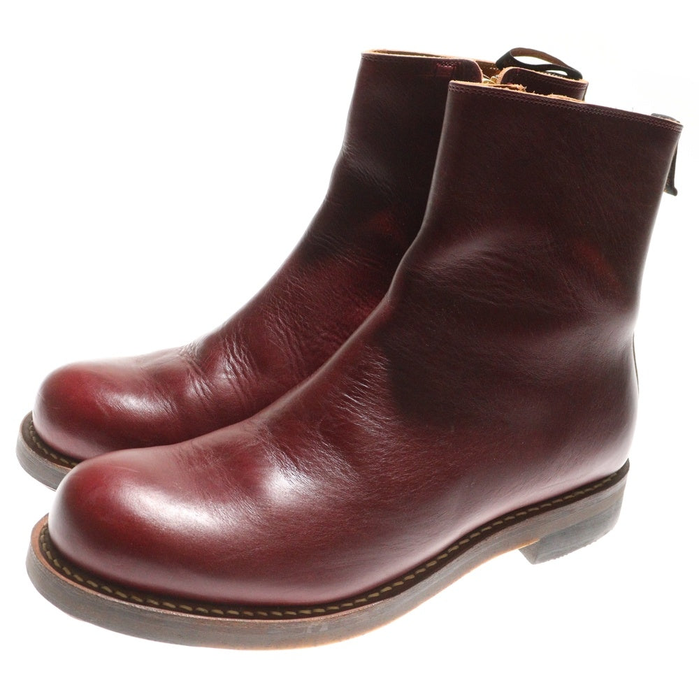 ROLLING DUB TRIO(ローリングダブトリオ) CASPER キャスパー サイドジップ レザーブーツ バーガンディ