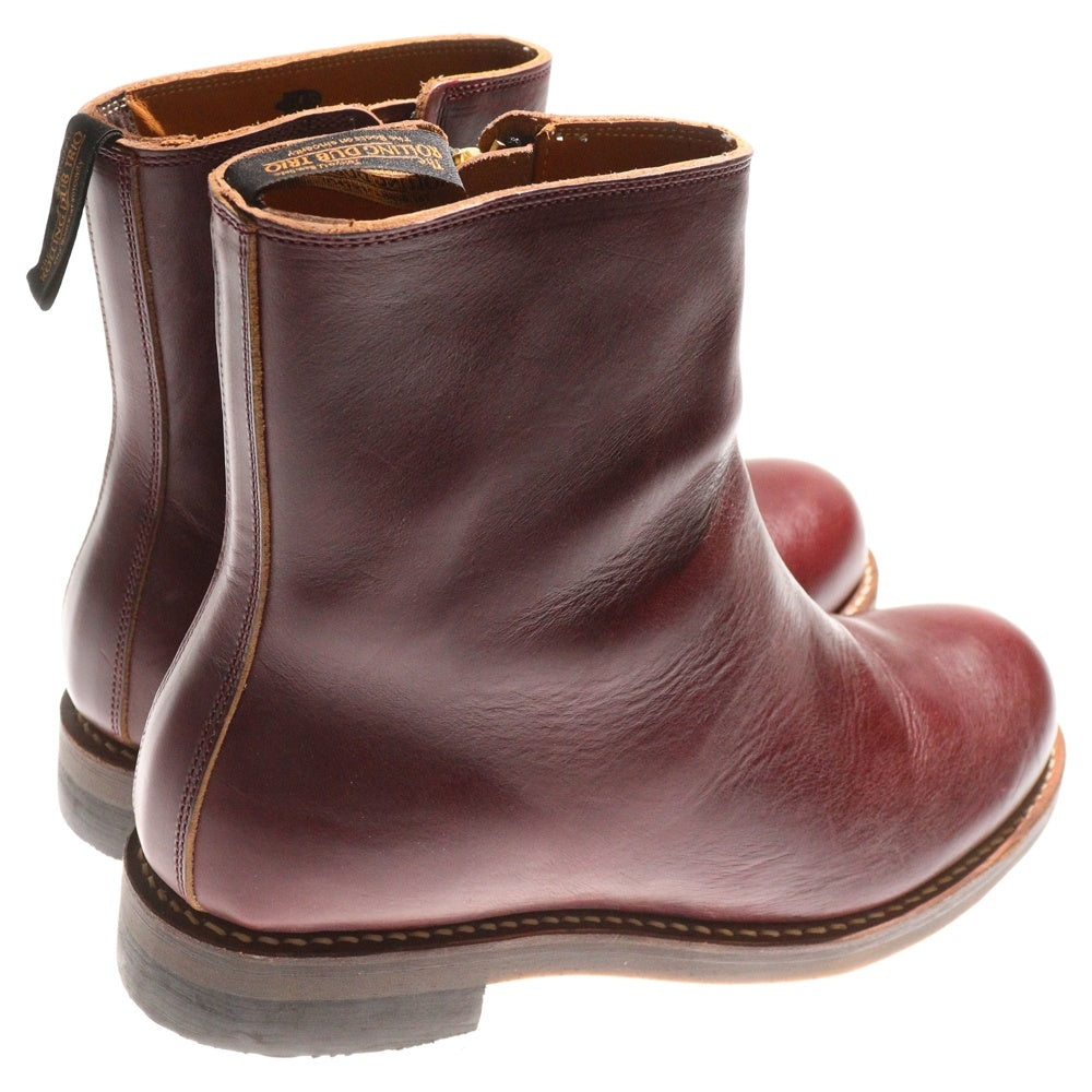 ROLLING DUB TRIO(ローリングダブトリオ) CASPER キャスパー サイドジップ レザーブーツ バーガンディ