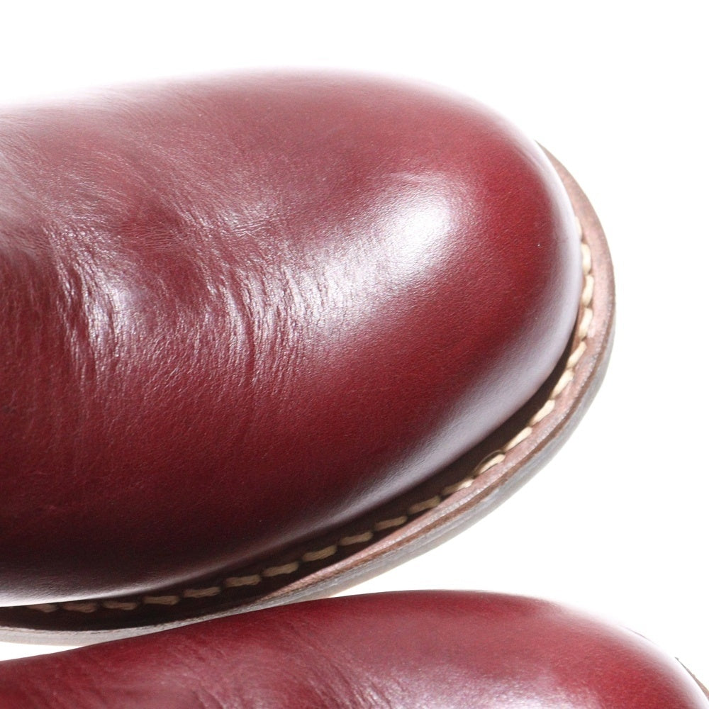 ROLLING DUB TRIO(ローリングダブトリオ) CASPER キャスパー サイドジップ レザーブーツ バーガンディ