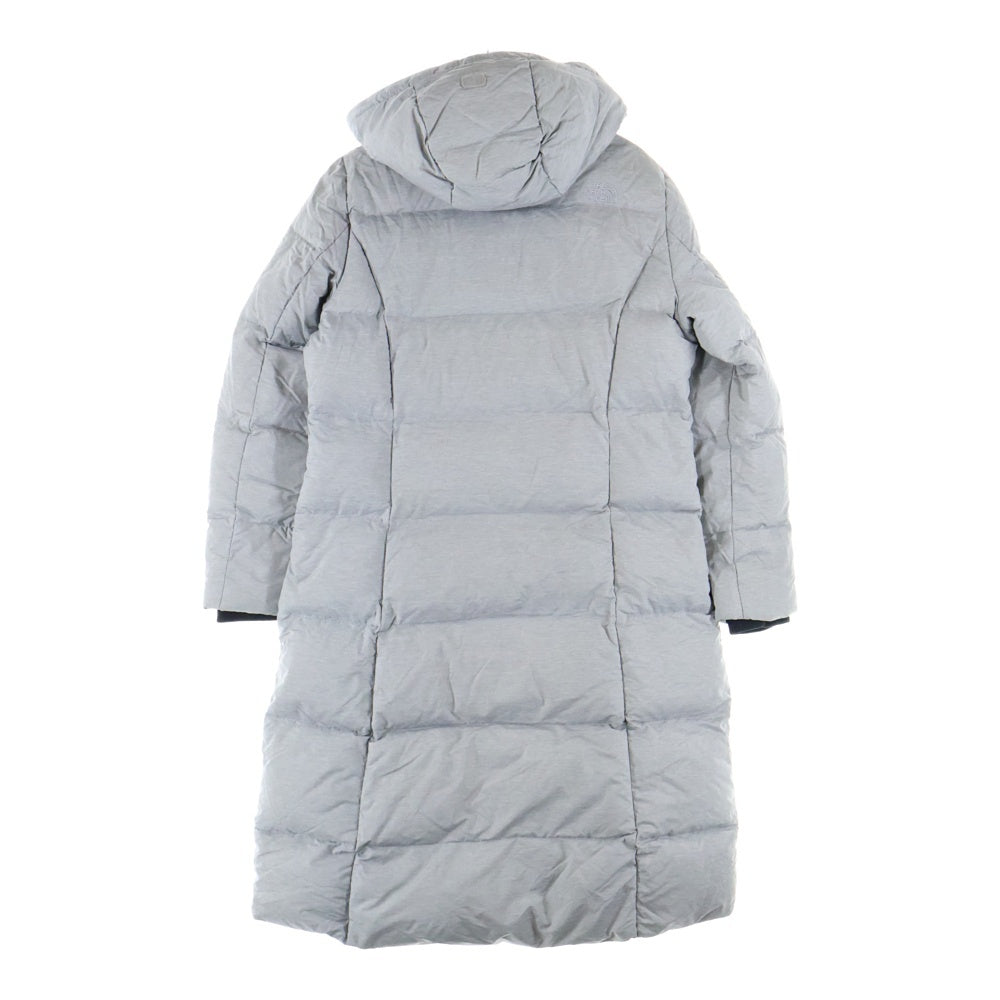 THE NORTH FACE(ザノースフェイス) フーデッド ジップアップロングダウンコート レディース グレー NC1DI81A