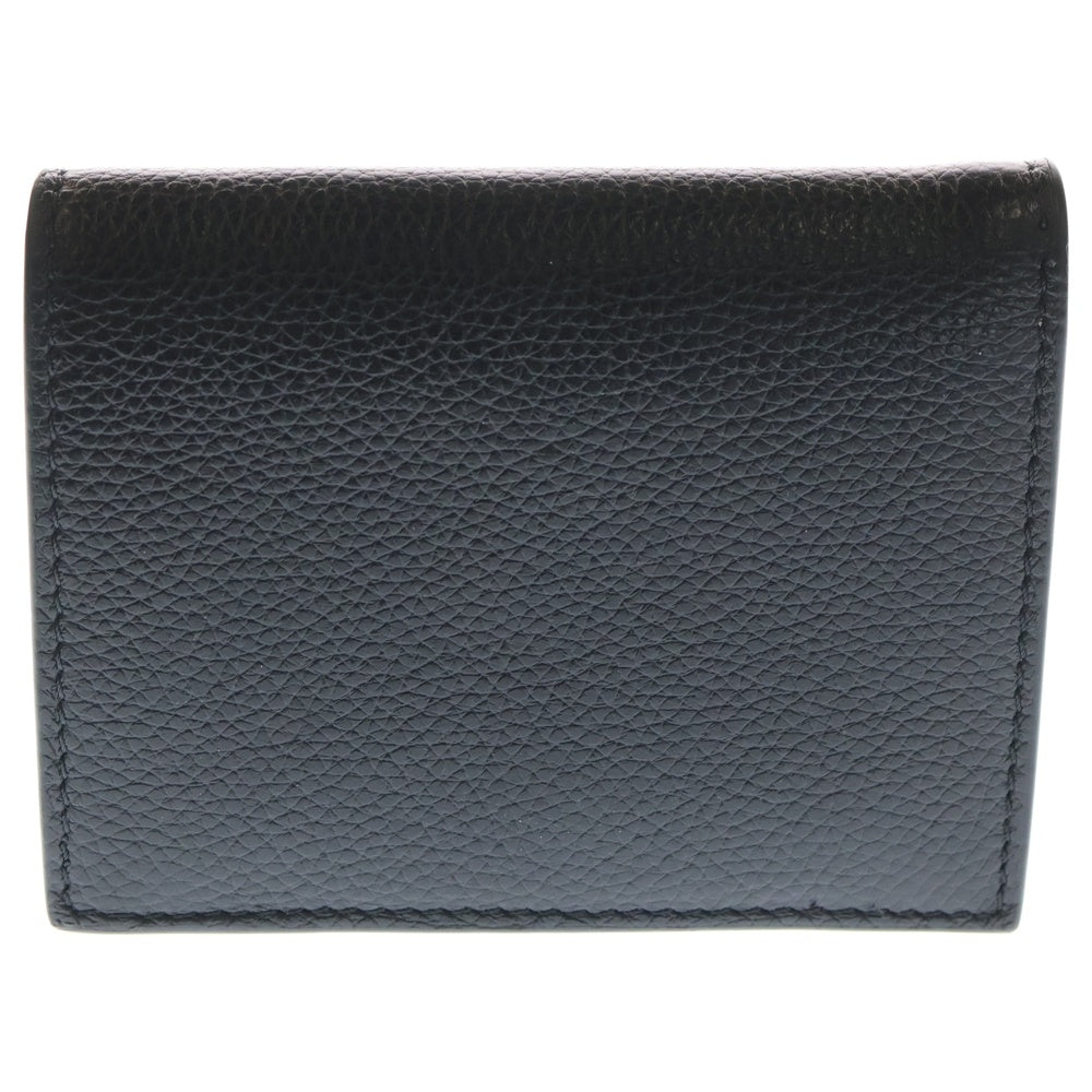 MARNI(マルニ) ロゴ刺繍入り 2つ折り財布 ブラック MARNI PFMOW02Q06 P6533