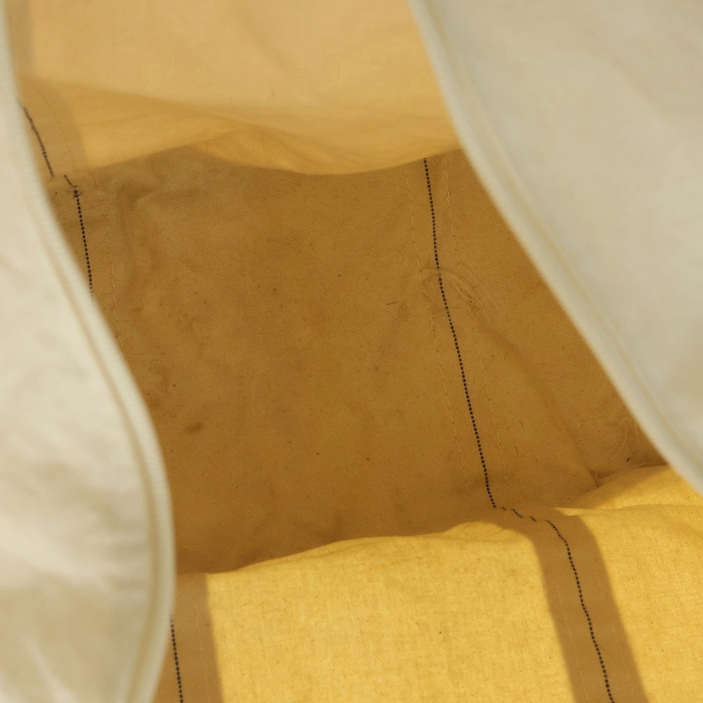 L.L.Bean(エルエルビーン) 80-90S VINTAGE BOATAND TOTE ヴィンテージ コットンキャンバス トートバッグ アイボリー/ブラック