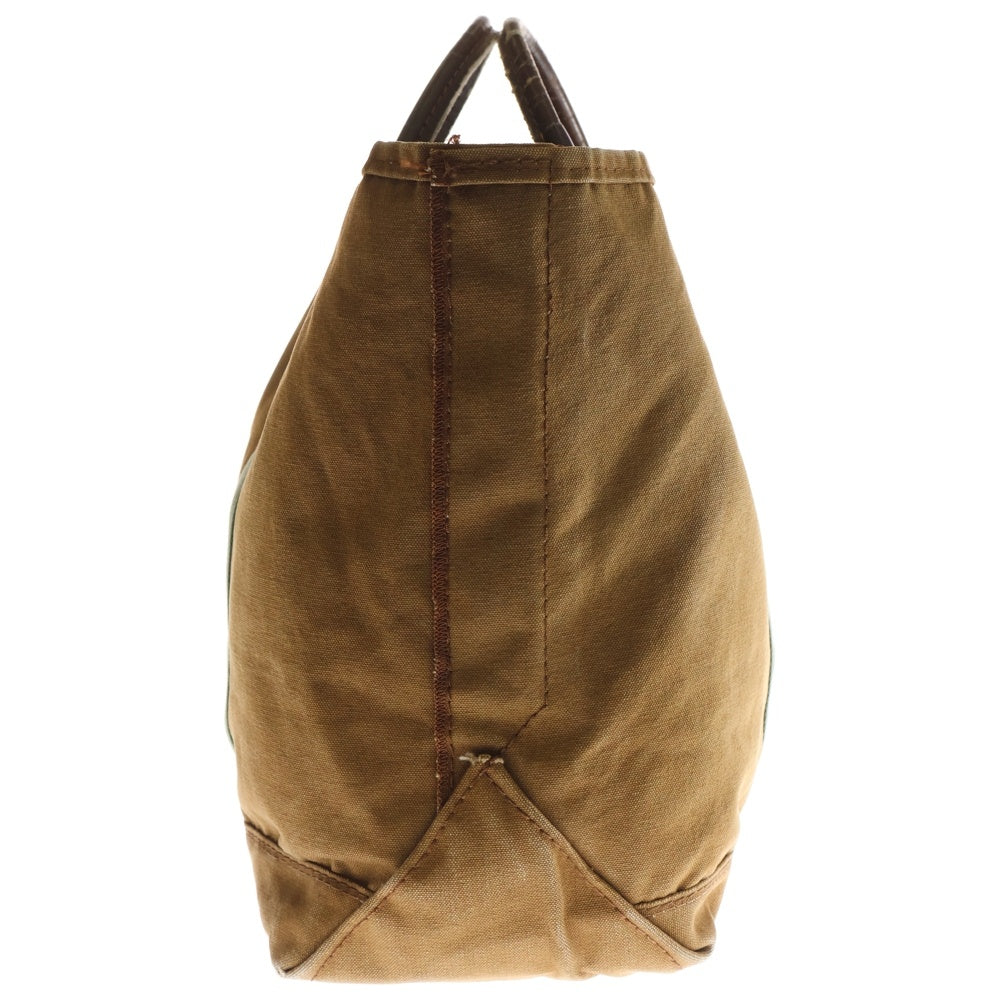 L.L.Bean(エルエルビーン) 80S VINTAGE TOTE ヴィンテージ レザーハンドル コットンキャンバス トートバッグ ブラウン