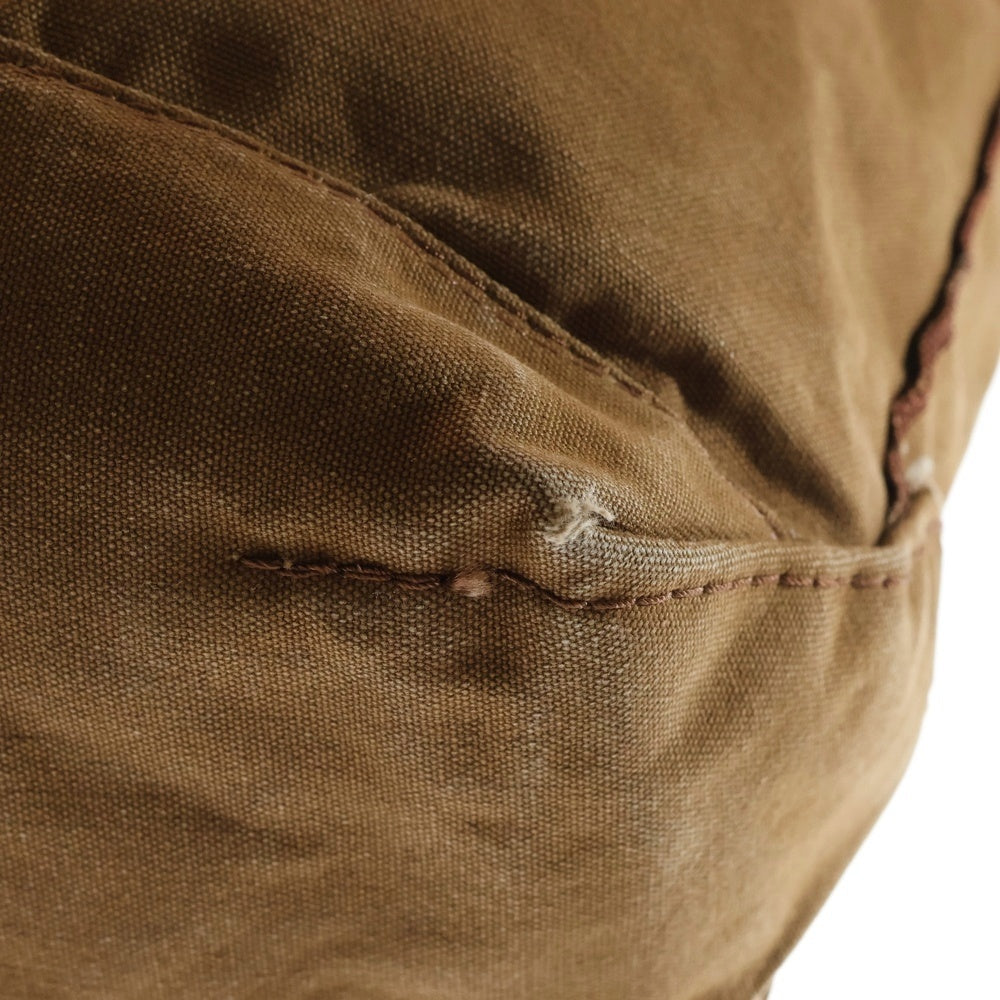 L.L.Bean(エルエルビーン) 80S VINTAGE TOTE ヴィンテージ レザーハンドル コットンキャンバス トートバッグ ブラウン