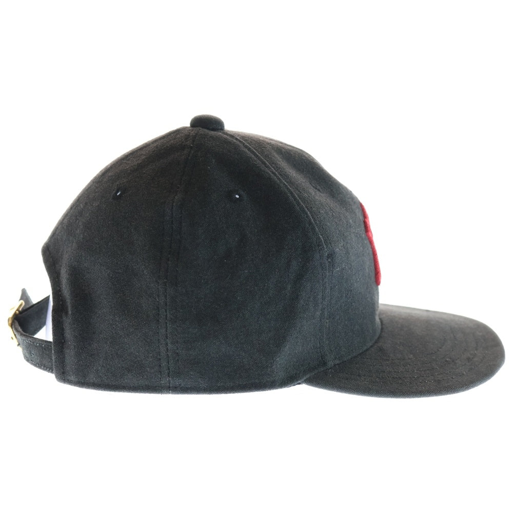 NVCLEAR(ニュークリア) NV Logo Army Cap NVロゴ アーミーキャップ ブラック/レッド