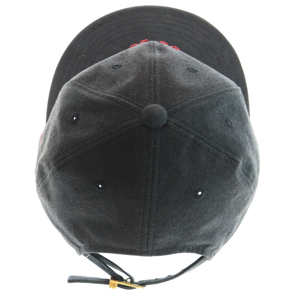 NVCLEAR(ニュークリア) NV Logo Army Cap NVロゴ アーミーキャップ ブラック/レッド