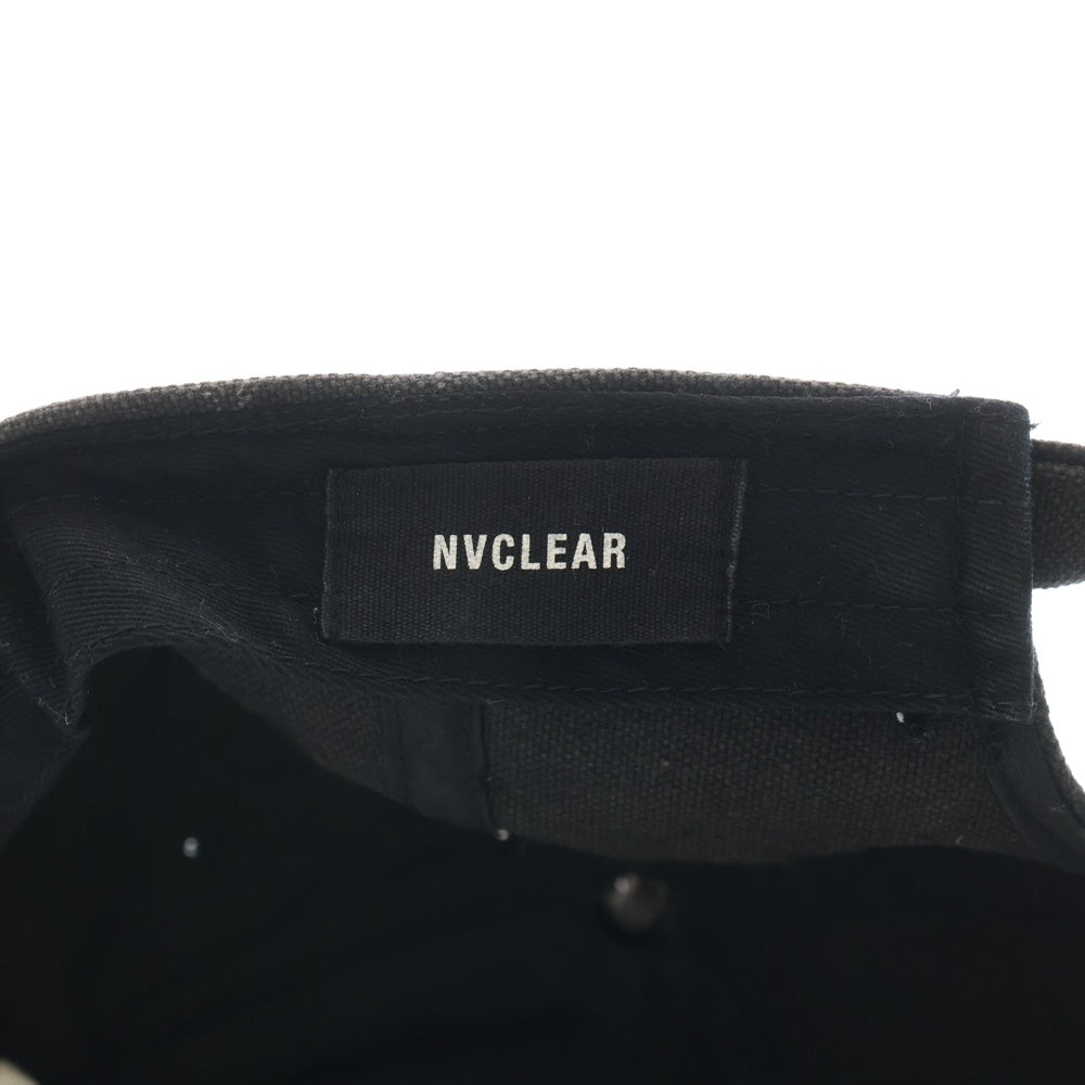 NVCLEAR(ニュークリア) NV Logo Army Cap 初期モデル NVロゴ アーミーキャップ ブラック/ホワイト