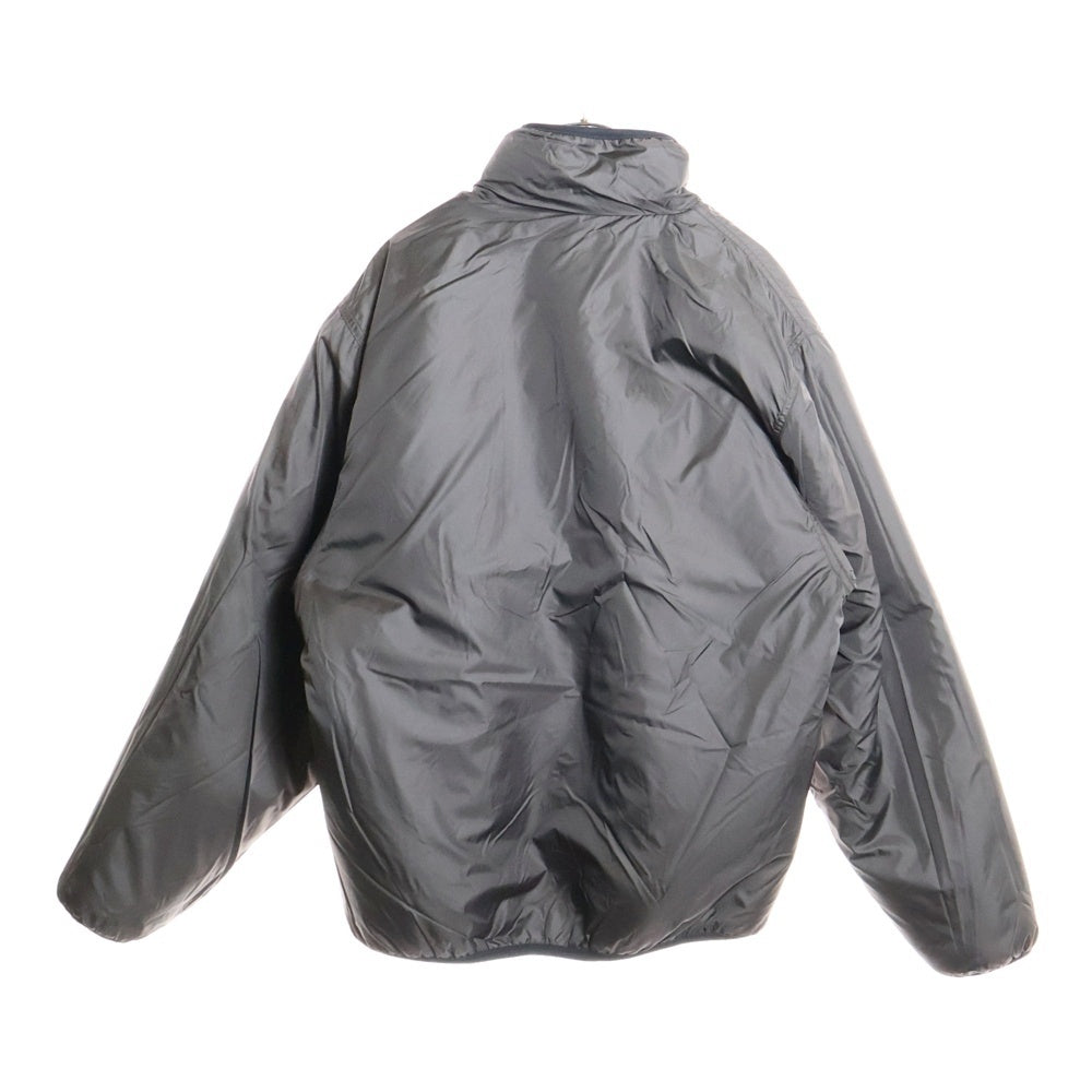 KAPITAL(キャピタル) BONE柄ボアフリース リバーシブルブルゾン ブラック K2412LJ146