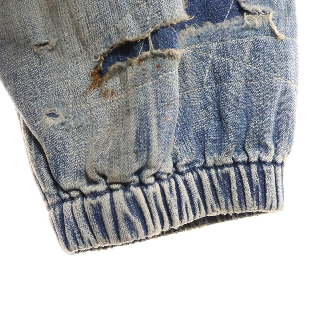 anachronorm(アナクローム) DUAL DENIM REMAKED FULLZIP PARKA AN340-R デュアルデニム リメイクド フルジップパーカー インディゴ