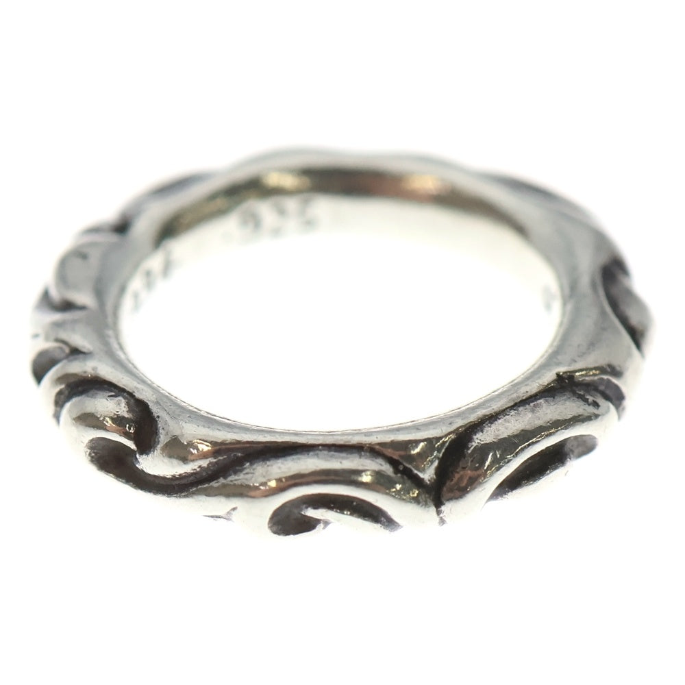 CHROME HEARTS(クロムハーツ) SCRL BAND スクロールバンド リング シルバー BCA351