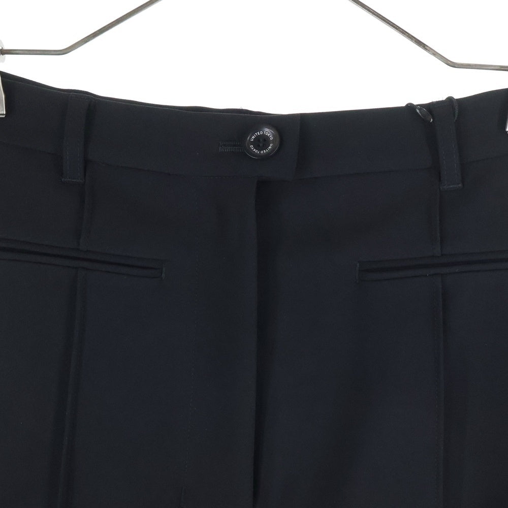 UNITED TOKYO(ユナイテッド トウキョウ) TSUNAGI 2WAY ツナギ 2Way フェイクレザー ブーツパンツ ブラック レディース 142540001