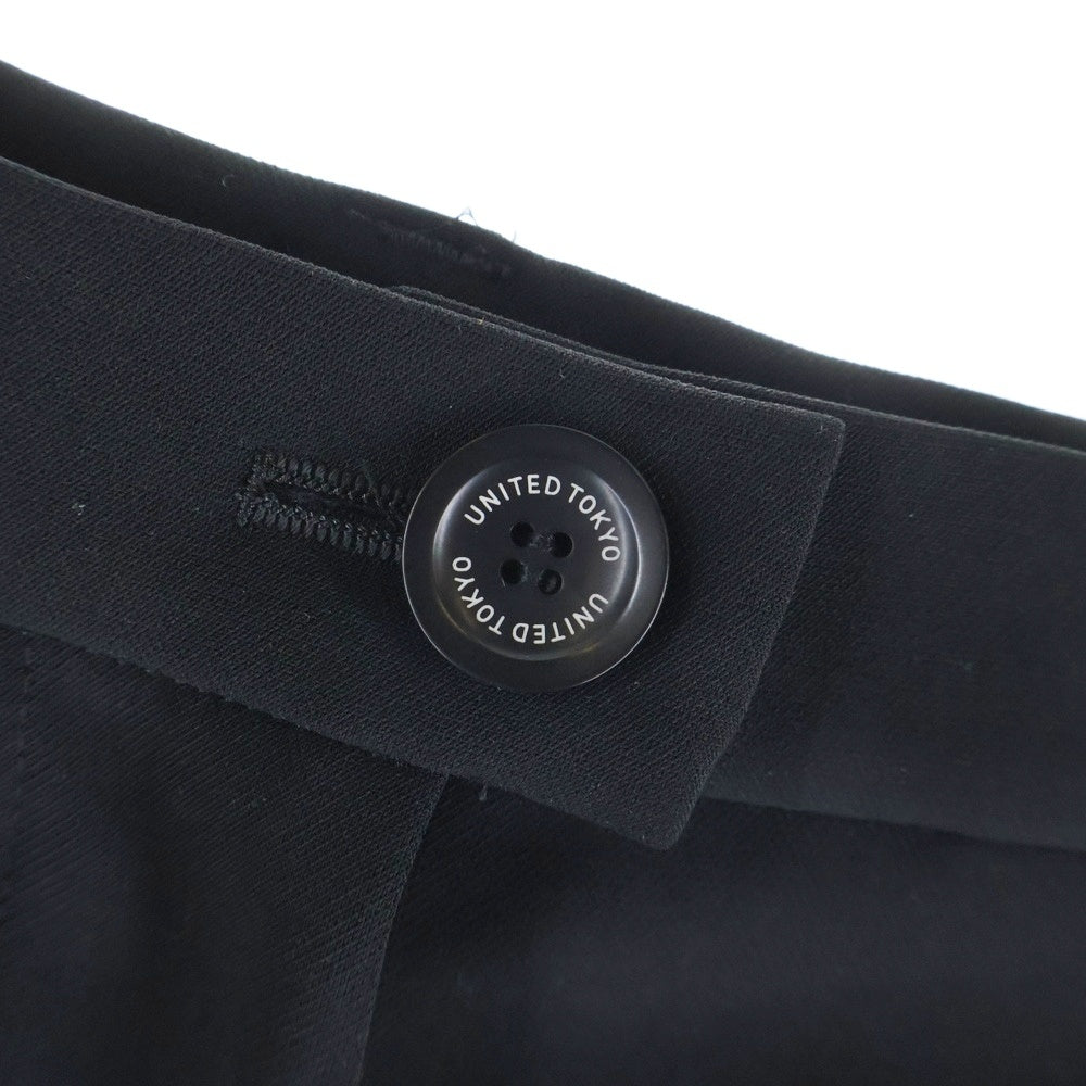UNITED TOKYO(ユナイテッド トウキョウ) TSUNAGI 2WAY ツナギ 2Way フェイクレザー ブーツパンツ ブラック レディース 142540001