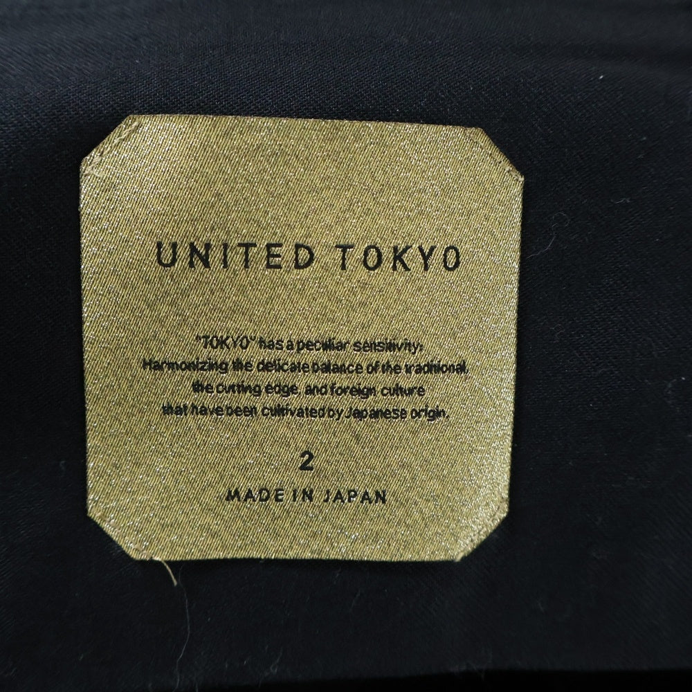 UNITED TOKYO(ユナイテッド トウキョウ) TSUNAGI 2WAY ツナギ 2Way フェイクレザー ブーツパンツ ブラック レディース 142540001