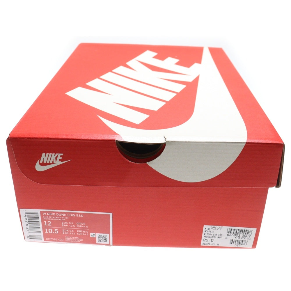 NIKE(ナイキ) WMNS DUNK LOW Game Royal ウィメンズ ダンク ゲームロイヤル ローカットスニーカー ブルー/ブラック US12/29cm DQ7576-400 レディース