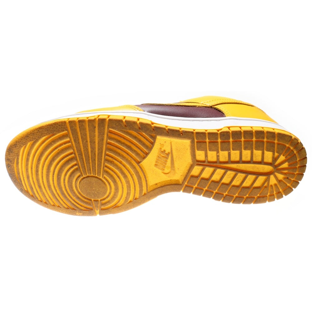 NIKE(ナイキ) DUNK LOW University Gold and Deep Maroon ダンク ローカットスニーカー イエロー/ボルドー US10/28cm DD1391-702