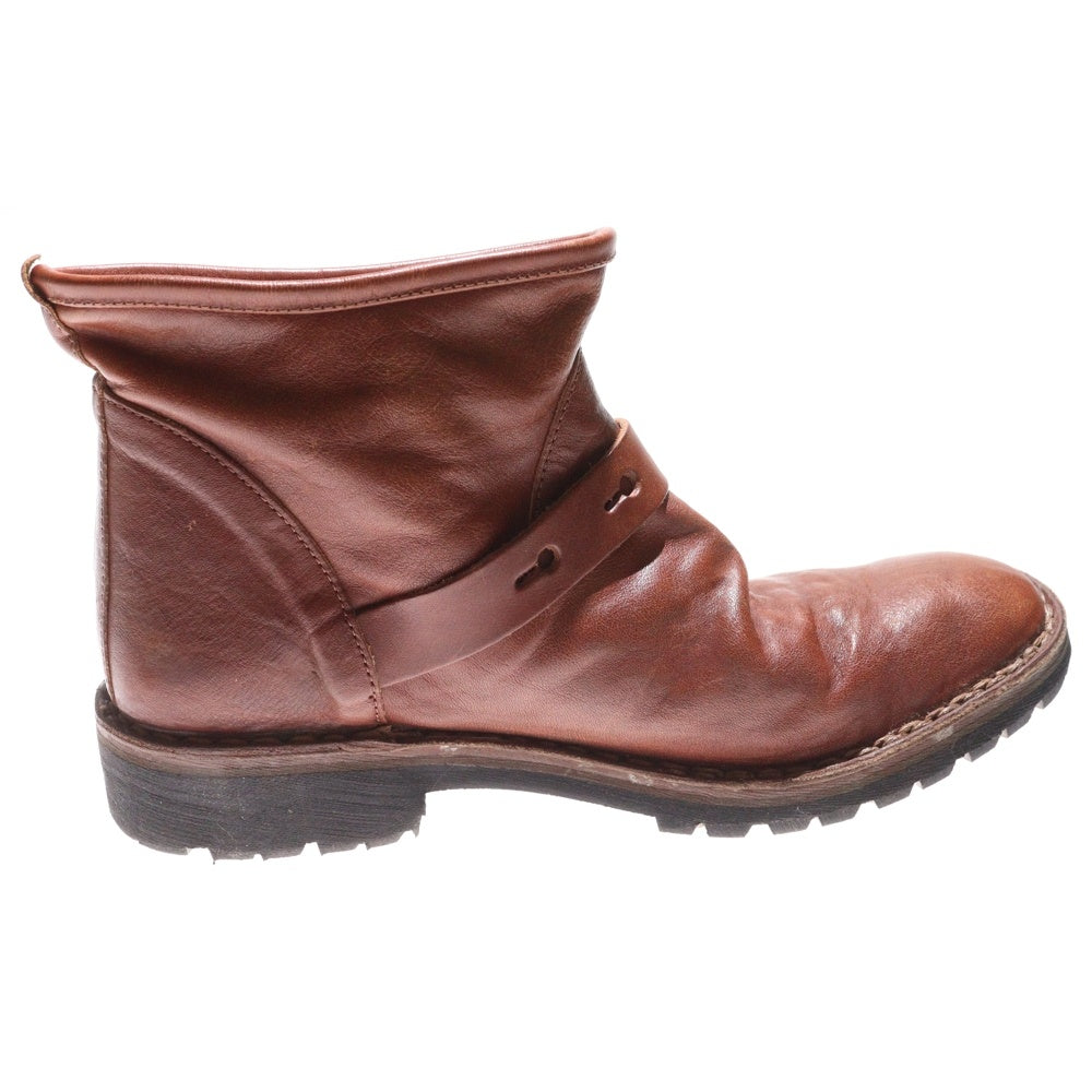 DIESEL(ディーゼル) フロントアジャスター レザーショートブーツ ブラウン