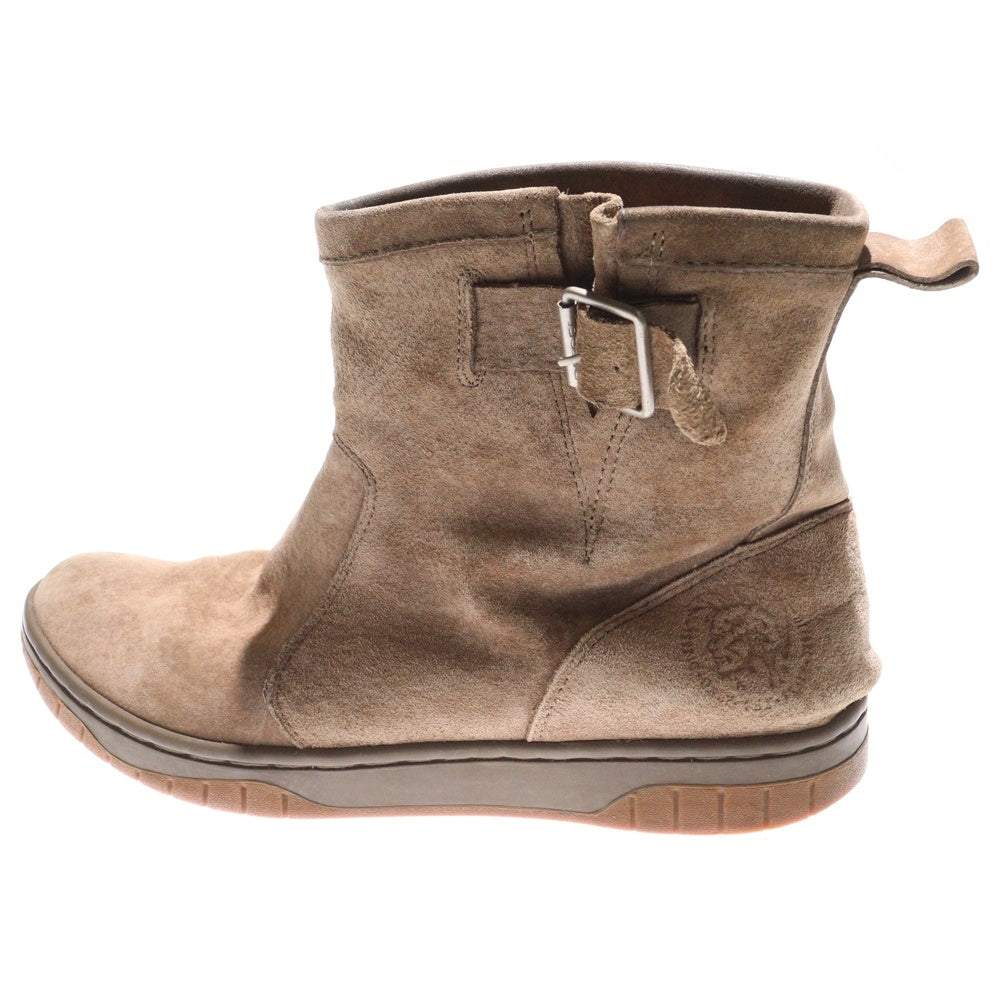 DIESEL(ディーゼル) サイドアジャスター スウェードレザーショートブーツ ブラウン